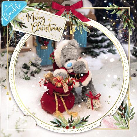 3D Holographic Sack Of Presents Me to You Bear Christmas Card £2.69
